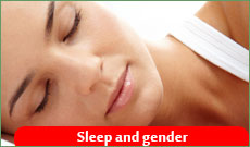 Sleep and gender